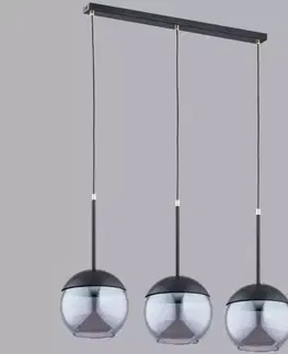 Lampy do obývačky Luster Volda Black 62158 LW3