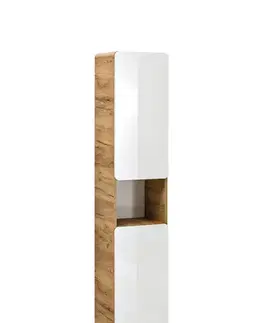 Skrinky do kúpeľne ArtCom Vysoká skrinka do kúpeľne ARUBA White 800