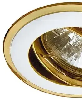 Bodové svetlá Stropná lampa s výklopným uhlom, strieborná a zlatá, UO-09
