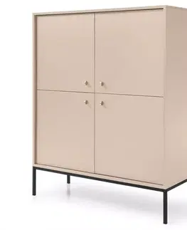 Komody v podkrovnom štýle Komoda Mono mk104 béžový