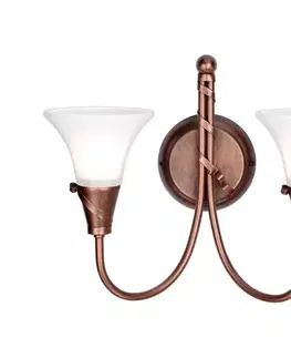 Svietidlá Elstead EM2-COPPER - Nástenné svietidlo EMILY 2xE14/40W/230V EM2-COPPER