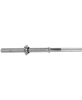 Osy k činkám Vzpieračská tyč inSPORTline RB-86T 220cm/30mm • rovná • so závitom a objímkami
