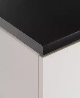 Laminátové kuchynské dosky Pracovná doska čierna vulkanická 180 cm hrúbka 38 mm