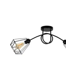 Svietidlá HEXE Prisadený luster DIAMENT 2xE27/60W/230V 0055