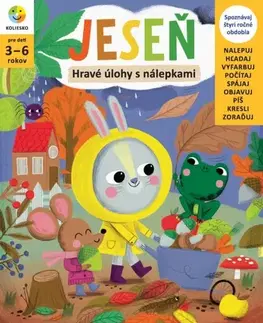 Nalepovačky, vystrihovačky, skladačky Jeseň – hravé úlohy s nálepkami - Zuzana Molnárová,Slávka Stankovičová
