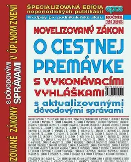 Zákony, zbierky zákonov Novelizovaný zákon o cestnej premávke 14/2026