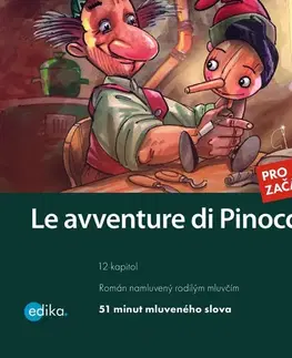 Jazykové učebnice - ostatné Edika Le avventure di Pinocchio (IT)