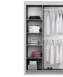 Šatníkové skrine REMA  255 moderná šatníková skriňa, lava