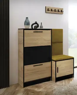 Skrinky na topánky Skrinka na topánky Kpl Foli Craft + Žltá (KRONOS 01)