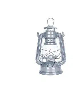 Lampy BRILAGI - Petrolejová lampa LANTERN 19 cm strieborná PSIL19