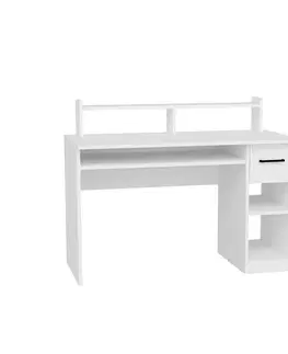 Písacie stoly Písací stôl Eslem - White