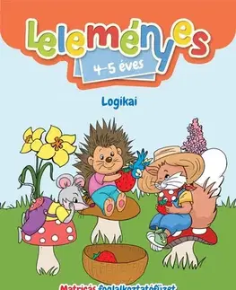 Pre deti a mládež - ostatné Leleményes 4-5 éves - Logikai feladatok / Matricás foglalkoztatófüzet
