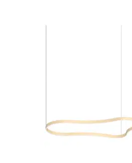 Svietidlá Ideal Lux - LED Luster na lanku WAVES LED/54W/230V CRI 90 mosadz 345284