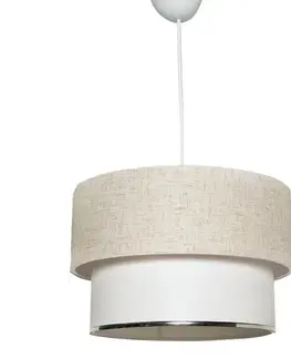 Svietidlá Závesný luster Corbeu - Cream