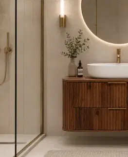Skrinky do kúpeľne Elvisia Skrinka pod umývadlo ELEGANCE Walnut | 80 cm