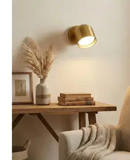 Svietidlá Ideal Lux - LED Nástenné bodové svietidlo DODO 1xGX53/9W/230V mosadz 314129