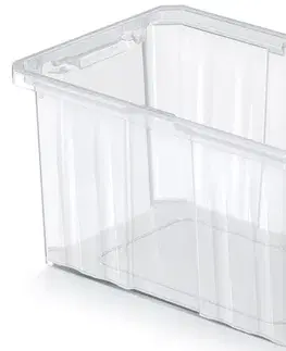 Úložné boxy NABBI NCC12 plastový úložný box 6 l priehľadná