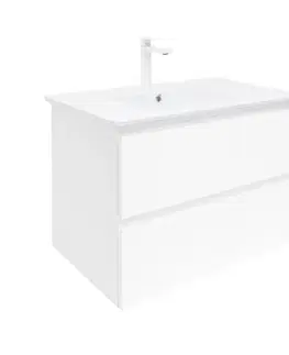 Kúpeľňový nábytok Kúpeľňová skrinka s umývadlom SAT B-Way 79x50x45 cm biela lesk BWAY280WU4B2 BWAY280WU4B2