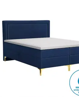 Dvojlôžkové postele Posteľ Tempe Box Spring 140x200 Monolith 77