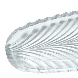 Podnosy a tácky MAKRO - Podnos sklenený, 39,5x14cm