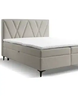 Dvojlôžkové postele Kontinentálna posteľ Madryt 160x200 s topper Trenza 8