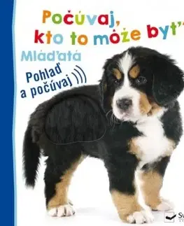 Leporelá, krabičky, puzzle knihy Mláďatá - Počúvaj, kto to môže byť?