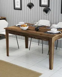 Jedálenské stoly Jedálenský stôl Milan 516 - Walnut