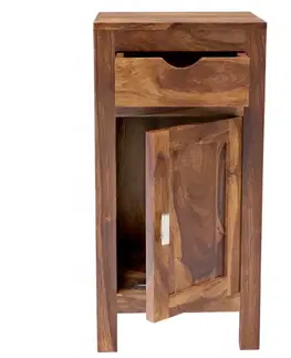 Kúpeľňový nábytok Skrinka do kúpeľne Amba 40x80x35 z indického masívu palisander