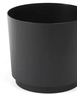 Záhrada Obal na kvetináč Aura 200 Recycled – čierna LA134-04