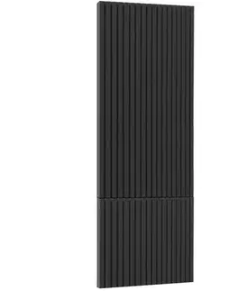 Kuchynské skrinky Čelo skrinky Luxeo F14-D60T-AX ryfla black