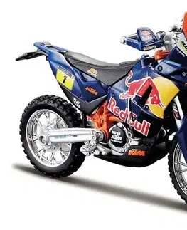 Autíčka a dopravné prostriedky BBurago Bburago Red Bull KTM Factory Racing 450 Rally – mierka 1:18