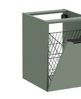 Skrinky do kúpeľne ArtCom Skrinka do kúpeľne SOMBRA GREEN 81-40-1DK s košom | 40 cm