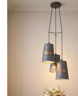Svietidlá Eglo 43108 - Luster na lanku HONEYBOURNE 3xE27/60W/230V 43108