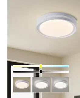 Svietidlá BRILAGI - LED stmievateľné stropné svietidlo KREON LED/54W/230V 3000-6000K biela, priemer 38 cm + diaľkové ovládanie BRI853