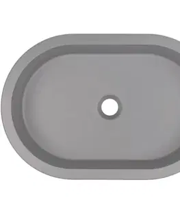 Sanitárna keramika DEANTE - Silia - Granitové umývadlo šedá oval CQS_SU6U