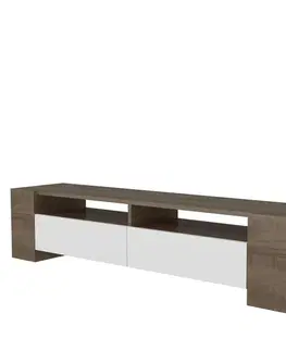 TV stolíky TV stolík Sosruko - Walnut, White