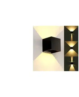 Svietidlá  LED Vonkajšie nástenné svietidlo KREON 2xLED/3W/230V IP54 4000K antracit SKU013635
