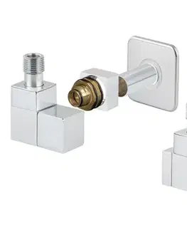 Doplnky do kúpeľne HOPA - EDGE-SET, rohový hranatý ventil (Z6) - Farba - Chróm, Variant - Ľavá RDEDGESETLC