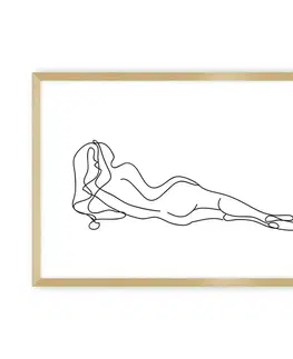 Obrazy Plagát Figure Line III