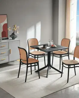 Záhradné stoly KONDELA Denton New záhradný stôl čierna
