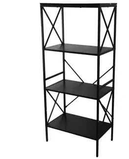 Regály v podkrovnom štýle Regál Loft 8630 E black