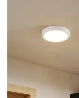 Svietidlá Eglo 901307-LED Stropné svietidlo FUEVA LED/11,5W/230V 2700/4000/6500K pr.21,1cm biela 901307