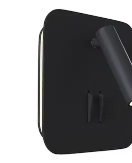 Svietidlá Maytoni C175-WL-01-6W-B - LED Nástenné bodové svietidlo IOS LED/9W/230V čierna C175-WL-01-6W-B