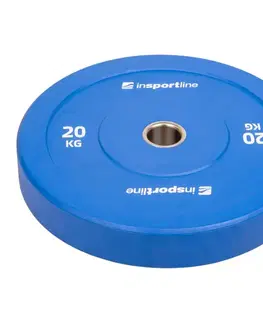 Závažia k činkám Gumový kotúč inSPORTline Bumper Plate Go 20 kg 50 mm