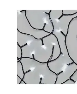 Vianočné osvetlenie  D1AC03 Standard LED spojovacia vianočná reťaz 10 m vonkaj. aj vnútor. studená biela časovač