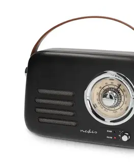 Predlžovacie káble  RDFM2600BK - FM retro rádio 3W/5V 1500 mAh RDFM2600BK