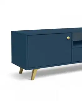 TV stolíky ArtStol TV stolík SIENA | tmavomodrá