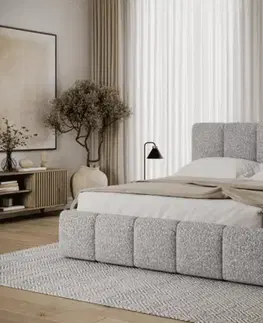 Postele ArtElta Manželská posteľ EDVIGE s výklopným roštom | 160 x 200 cm Farba: Jaffray 18