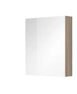 Kúpeľňový nábytok Mereo Kúpeľňová galerka 60 cm, zrkadlová skrinka, dub Kronberg CN715GDN