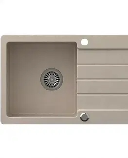 Granitové drezy Drez Forte 111 New 770x440x185 béžový